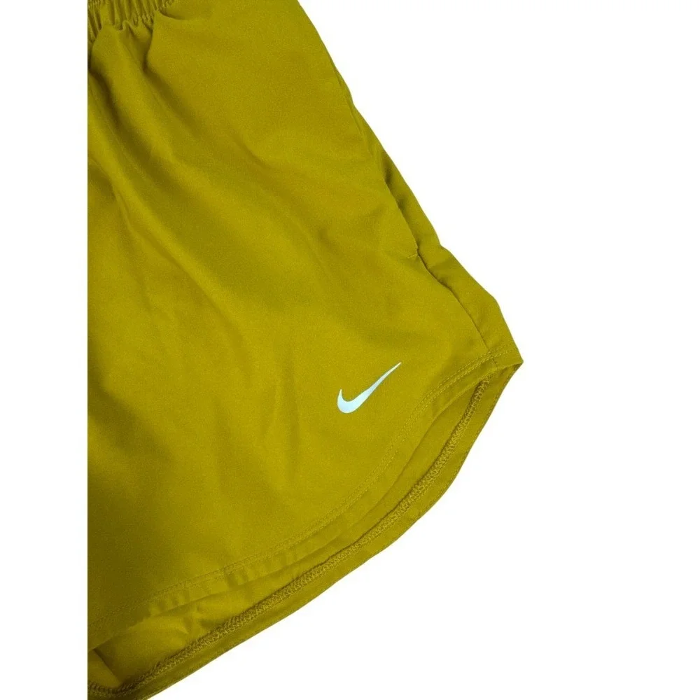 Nike One‎ Women's Small Mustard Yellow Dri-Fit Ultra High Waisted 3